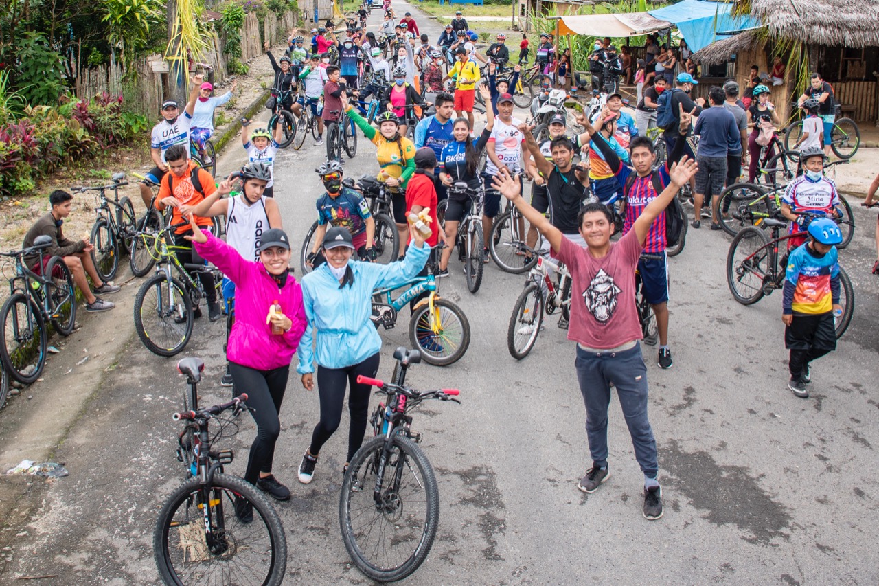 Prefectura de Pastaza ¡326 ciclistas 🚴‍♂️🚴‍♀️ participaron de otra edición de la Ciclo Ruta “Ciclistas al Cielo”!