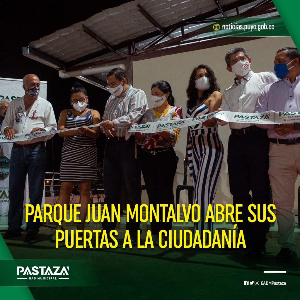 El moderno parque del barrio Juan Montalvo fue entregado oficialmente a la ciudadanía la noche de este sábado 14 de noviembre.