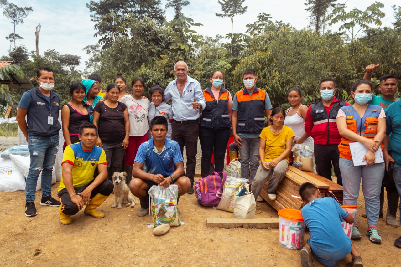 Municipio entregó ayuda humanitaria a familias afectadas por vendaval