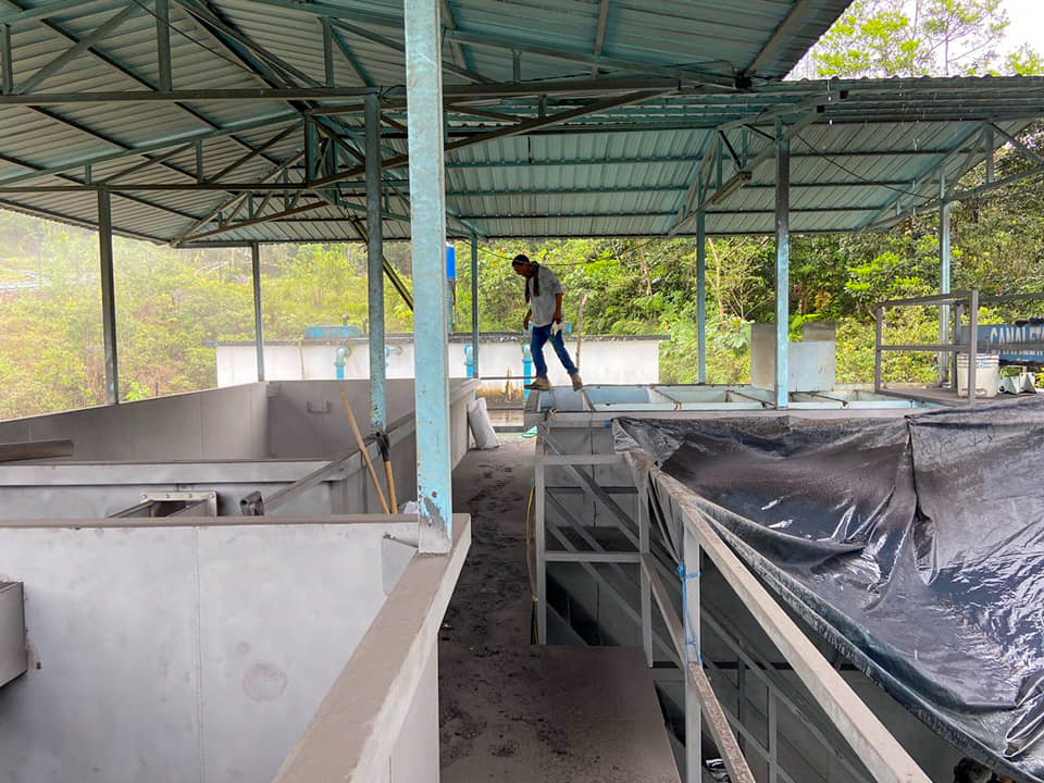 Los trabajos correspondientes a la Construcción del Cerramiento y Repotenciación de la Planta de Tratamiento de agua potable del Sistema Pindo Mirador