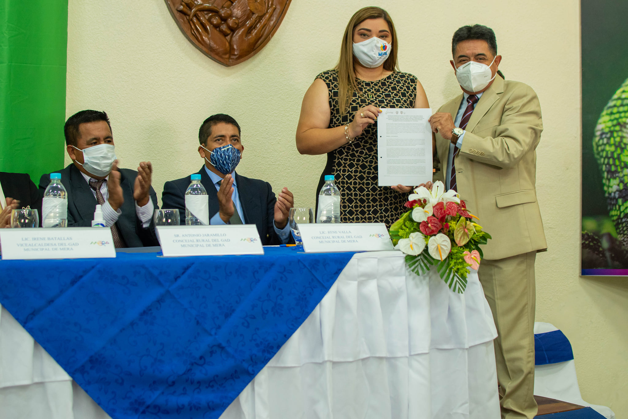 Sesión Conmemorativa por el Quincuagésimo Cuarto Aniversario de Cantonización de #Mera.