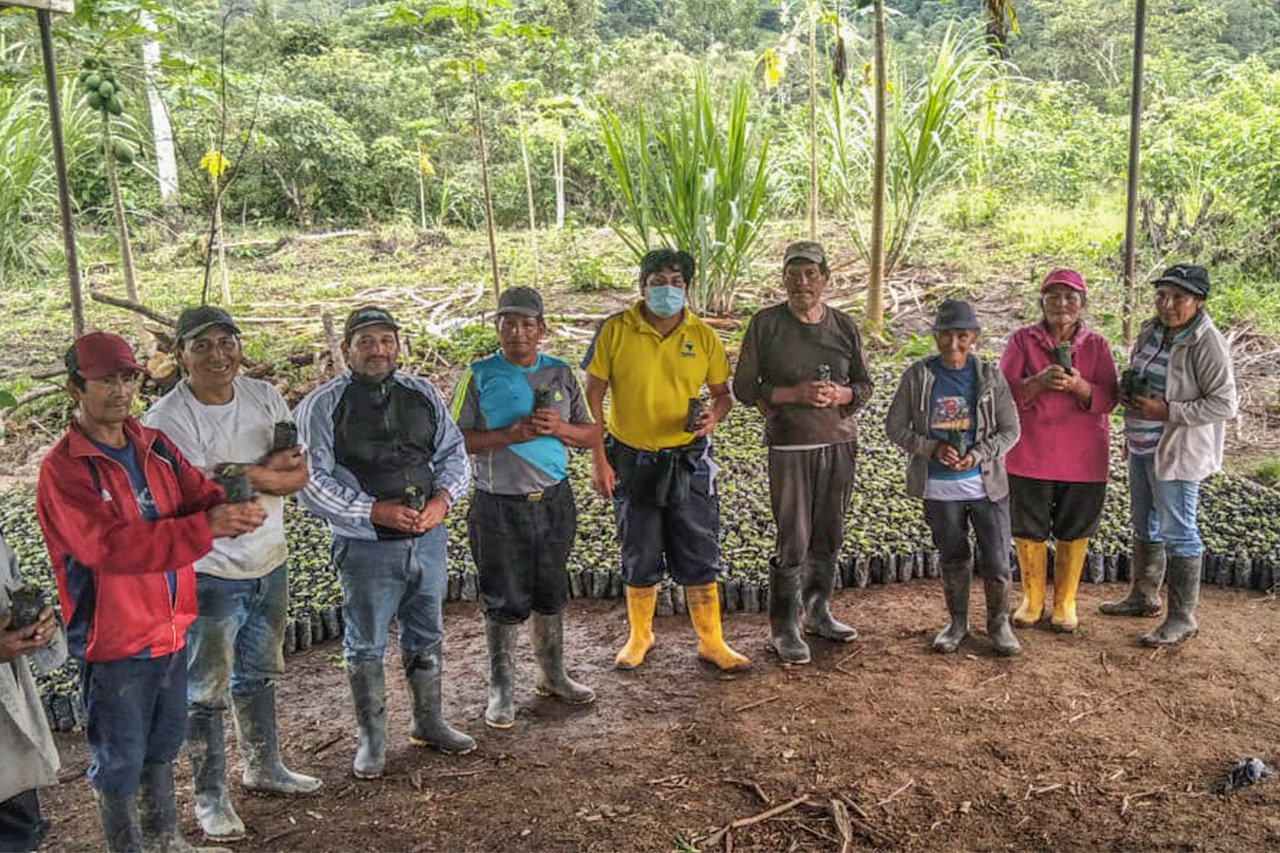 ¡Continuamos entregando plantas de balsa en varios sectores de Pastaza!