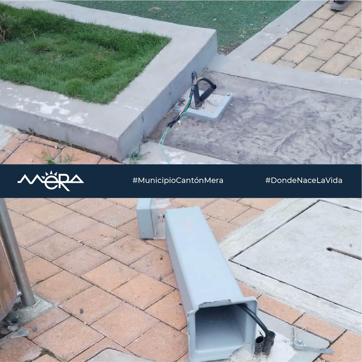 Rechazamos rotundamente el daño a los bienes públicos