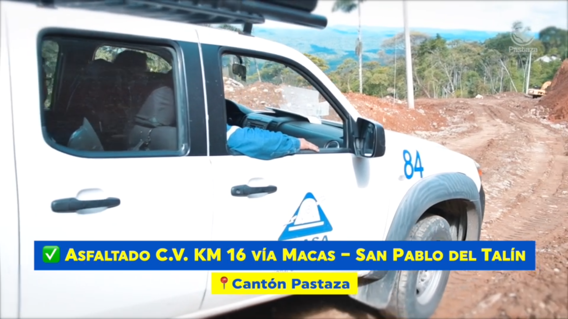 Los 3.5 Km de Asfaltado en San Pablo de Talín, avanza a buen ritmo