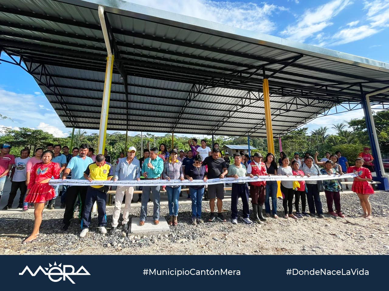 Suman a catorce los espacios cubiertos entregados en el cantón