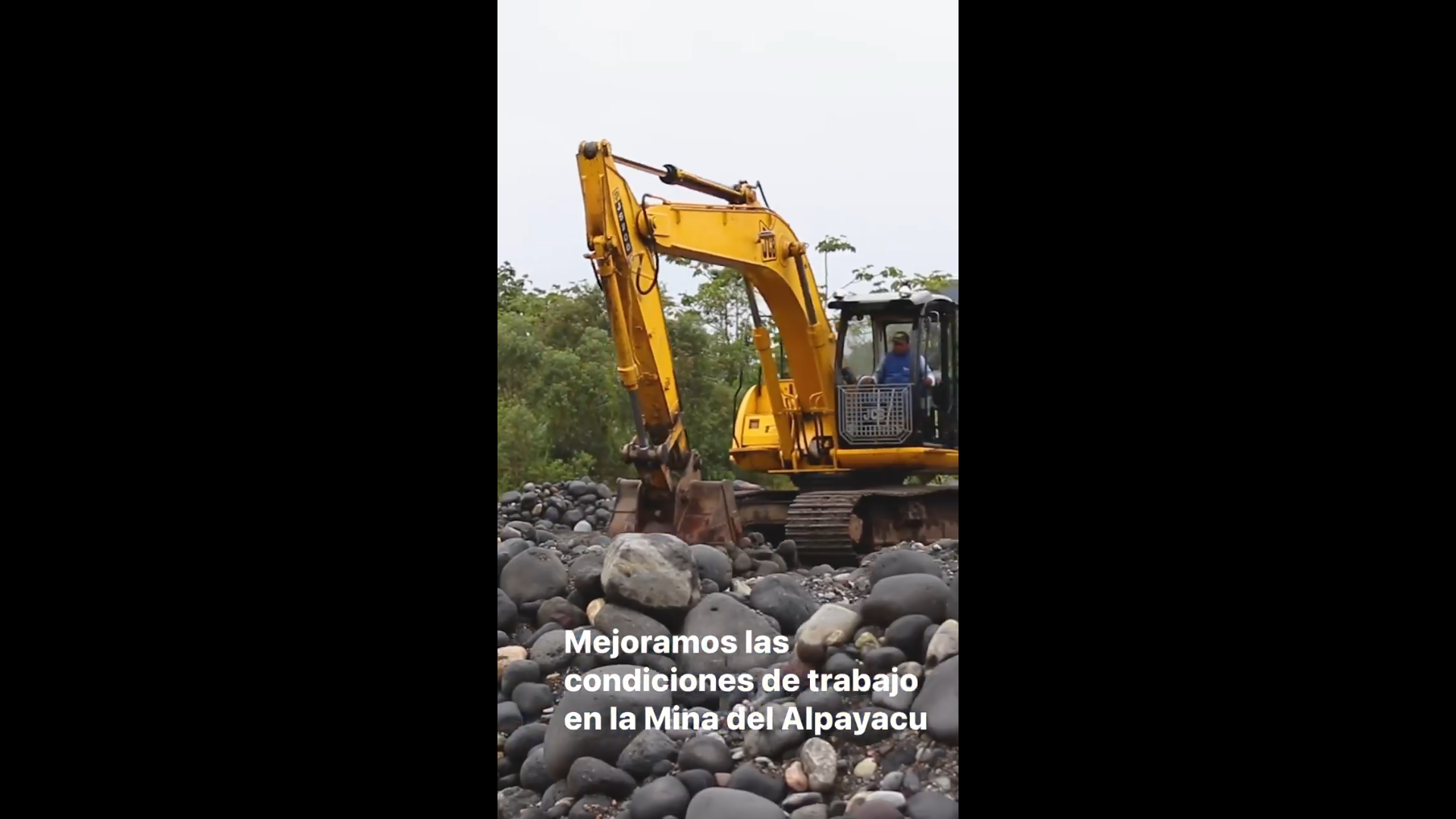 Mejoramos las condiciones de trabajo en al mina del Alpayacu