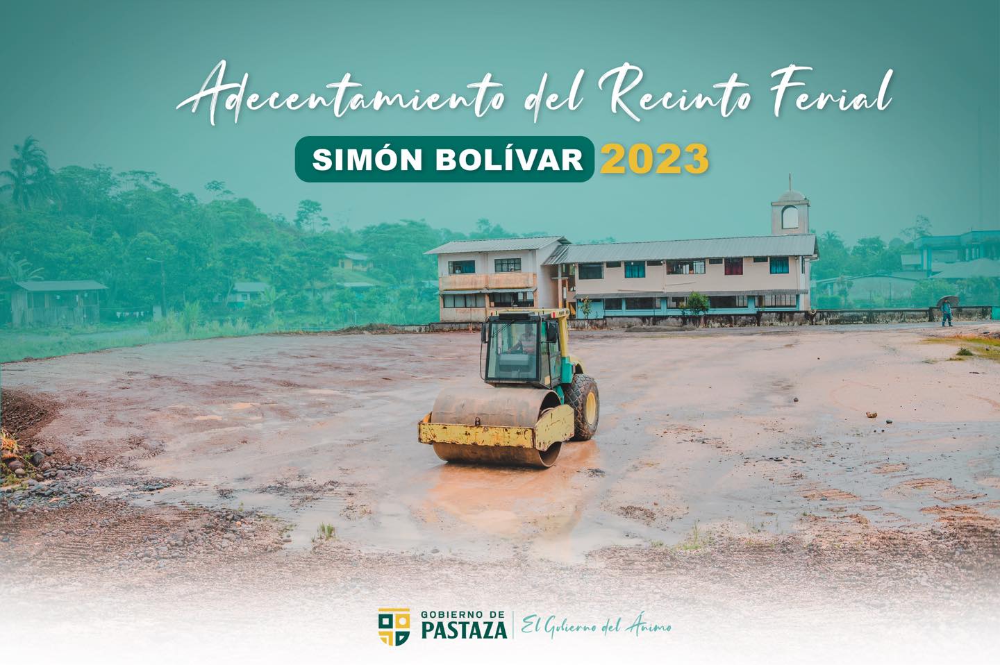 Adecentada y lista el área para la Feria Agroproductiva