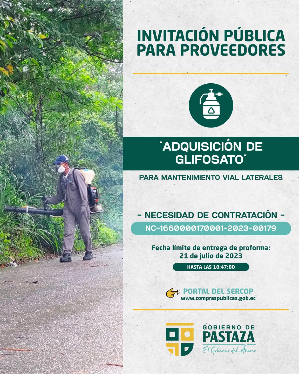 Participa en nuestros procesos de contratación pública