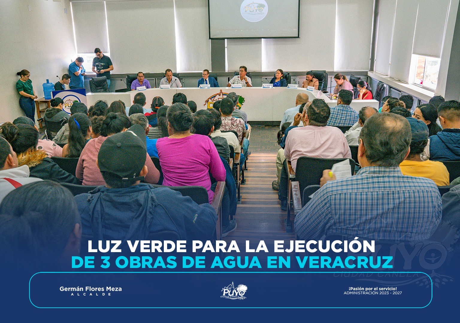 LUZ VERDE PARA LA EJECUCIÓN DE 3 OBRAS DE AGUA EN VERACRUZ