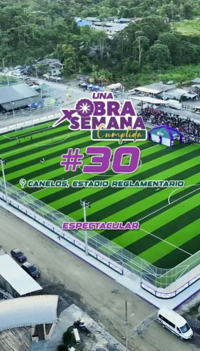 Señor estadio para Canelos 😎👊⚽️ Obra #3️⃣0️⃣ en #UnaObraXSemana