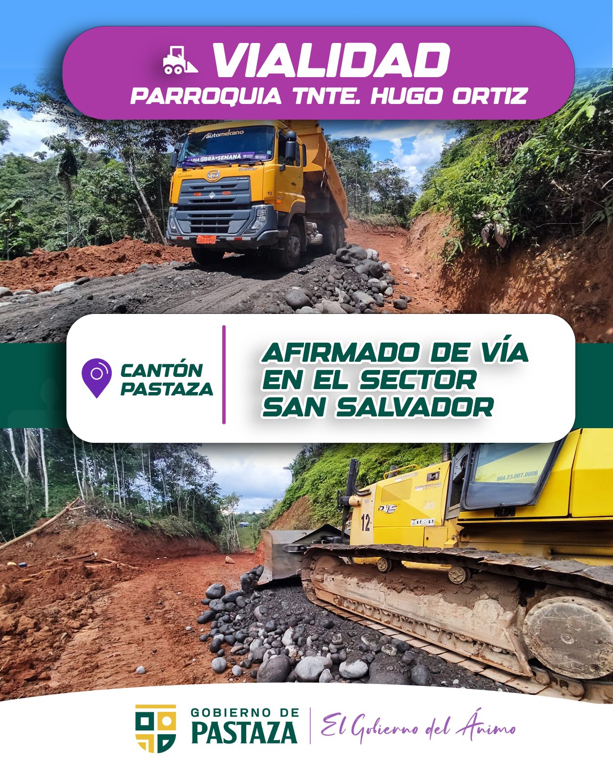 ¡Seguimos construyendo el progreso en San Salvador!