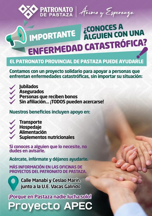 Proyecto de atención a personas con enferm3dades catastróf!cas