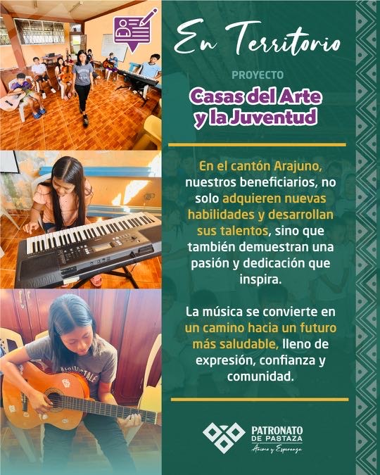 Casas de Arte y Juventud en Arajuno