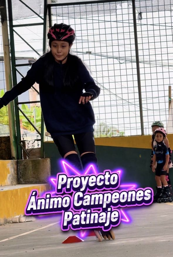 Proyecto Ánimo Campeones Patinaje.