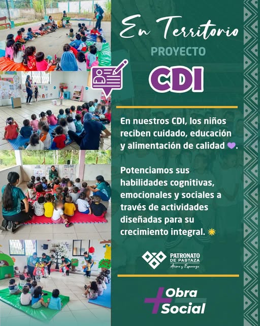 Centros de Desarrollo Infantil: espacios seguros para crecer.
