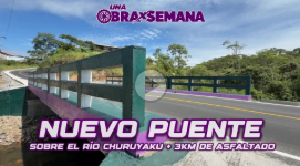 EN VIVO ENTREGA DE PUENTE Y MÁS DE 3KM DE ASFALTO EN LA VÍA CURARAY